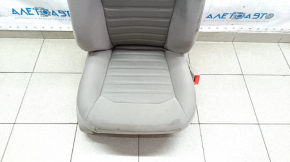 Passenger seat Ford Fusion mk5 17-20 without airbag, electric, gray cloth, dry cleanable