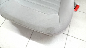 Passenger seat Ford Fusion mk5 17-20 without airbag, electric, gray cloth, dry cleanable
