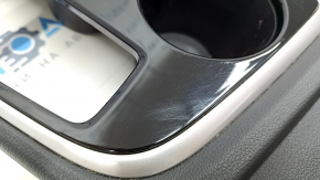 Center console cup holder trim Hyundai Sonata 18-19 scratches