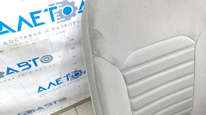 Driver's seat Ford Fusion mk5 17-20 without airbag, electric, gray cloth, dry cleanable