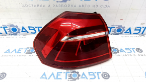 Light outer wing left VW Passat b8 16-19 USA halogen dark, DEPO