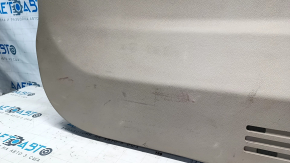Lower tailgate trim Nissan Rogue 14-20 beige, scratches, needs cleaning
