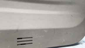 Lower tailgate trim Nissan Rogue 14-20 beige, scratches, needs cleaning