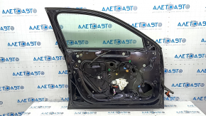 Door assembly front left VW Passat b8 16-19 USA black LC9X, cloudy chrome