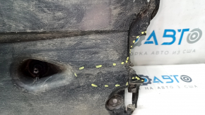 Right underbody protection VW Tiguan 18 - dented, worn, missing fragment