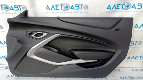 Door trim card front right Chevrolet Camaro 16- black, leather, scratches