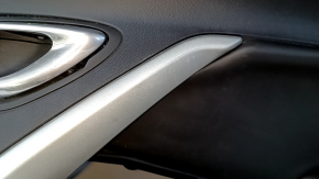Door trim card front right Chevrolet Camaro 16- black, leather, scratches