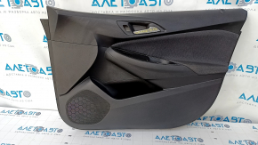 Door trim card front right Chevrolet Cruze 16- black, cloth, no fragment of trim, scratches, abrasions