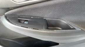 Door trim card front right Chevrolet Cruze 16- black, cloth, no fragment of trim, scratches, abrasions