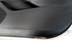 Door trim card front right Chevrolet Cruze 16- black, cloth, no fragment of trim, scratches, abrasions