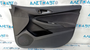 Door trim card front right Chevrolet Cruze 16- black, cloth, scratches, abrasions