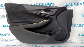 Door trim card front left Chevrolet Malibu 16- black cloth, scratches