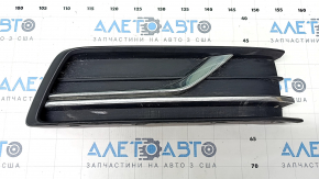 Front bumper grille side right VW Passat b8 16-19 USA without fog lights, sand