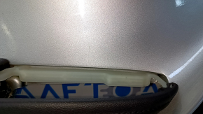 Door trim card front left Chevrolet Volt 11-15 black with gray insert, BOSE, scratches, dent, tear