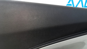 Door trim card front left Chevrolet Volt 11-15 black with gray insert, BOSE, scratches, dent, tear