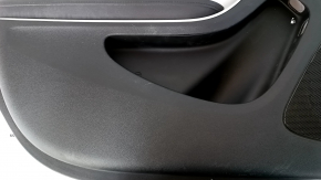 Door trim card front left Chevrolet Volt 11-15 black with gray insert, BOSE, scratches, dent, tear
