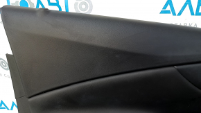 Door trim card front left Chevrolet Volt 16- black leather, scratches, abrasions