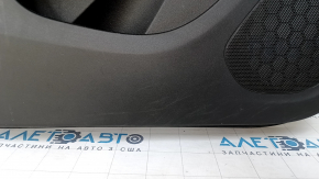 Door trim card front left Chevrolet Volt 16- black leather, scratches, abrasions