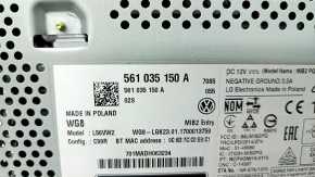 Monitor, display VW Passat b8 16-19 USA 6 buttons