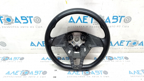Naked steering wheel VW Tiguan 18 - leather black, scratches, worn