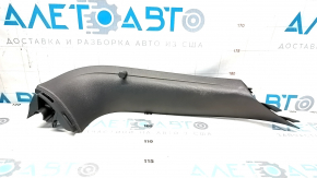 Left trunk door trim VW Tiguan 09-17 black, worn