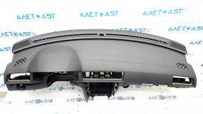 Torpedo front panel with AIRBAG VW Passat b8 16-19 USA black, with driver's knee pad