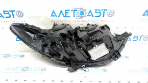 Front left headlight complete Ford Fusion mk5 17-20 halogen, with DRL, crack in mount