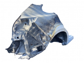 Quarter wing rear right Mazda CX-9 16 - white, sawn off, burnt