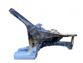 Front right quarter Mazda CX-5 17 - white, sawn off, burnt