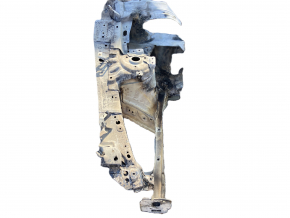 Front right quarter Mazda CX-5 17 - white, sawn off, burnt