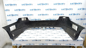 Bare rear bumper VW Passat b8 16-19 USA black, broken mount, scratches, crack