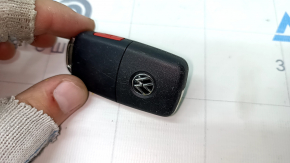 Key VW Passat b8 16-19 USA 4 buttons, folding, scratches