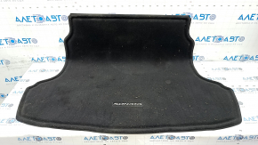 Trunk mat Hyundai Sonata 18-19 rag black, for cleaning