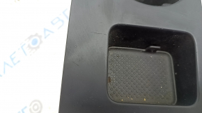 Center console trim cup holders VW Passat b8 16-19 USA black, scratches