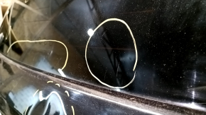 Naked tailgate with glass Ford Explorer 16-19 black G1, bumps, scratches on glass
