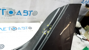 Left threshold Chevrolet Volt 16 - black with graphite, dented, rubbed, fastener torn off