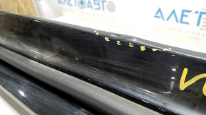 Left threshold Chevrolet Volt 16 - black with graphite, dented, rubbed, fastener torn off