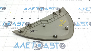 Side dashboard trim right Ford Fusion mk5 17-20 gray, plastic turned white