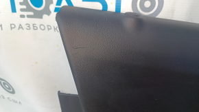 Door trim card front left Chevrolet Volt 16- black, with brown insert leather, BOSE, scratches, abrasions