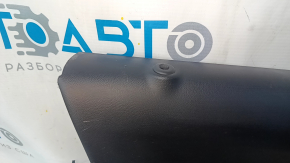 Door trim card front left Chevrolet Volt 16- black, with brown insert leather, BOSE, scratches, abrasions