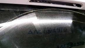 Bare trunk door with glass VW Tiguan 18- white LC9A, bumps, scratches on glass