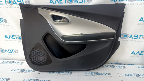 Door trim card front right Chevrolet Volt 11-15 black, with gray insert, bumps, scratches, abrasions