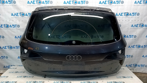 Bare trunk door with glass Audi Q5 8R 09-17 graphite LZ7L scratches on glass