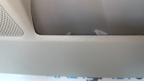 Door trim card front right Kia Sorento 10-15 beige, armrest leather, overlay color wood, scratches
