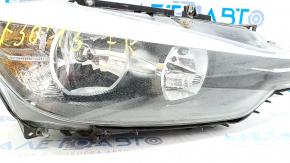 Headlight front right bare BMW 3 F30 12-15 halogen, sand, cobweb, scratches