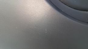 Door trim card front left Kia Soul 14-19 black, with black insert cloth, armrest leather, scuffs, scratches