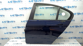 Door assembly rear left BMW 3 F30 12-18 blue A89, butt