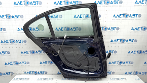 Door assembly rear left BMW 3 F30 12-18 blue A89, butt