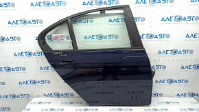 Door assembly rear right BMW 3 F30 12-18 blue A89, dents