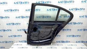 Door assembly rear right BMW 3 F30 12-18 blue A89, dents